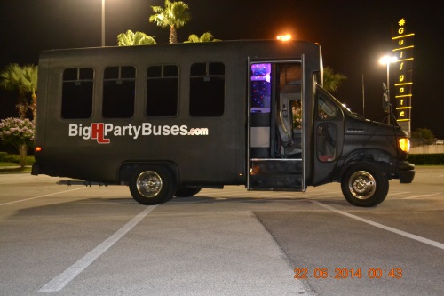 Party Bus in Houston Texas named the Black Stallion